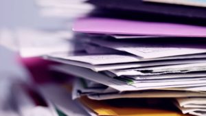 A large stack of mail, and other miscellaneous envelopes.